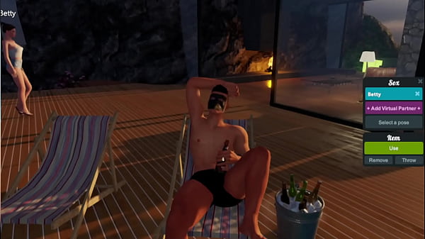 En 4 en la piscina con Betty