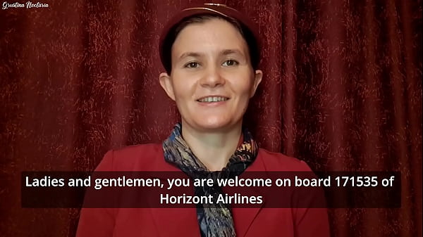 Russian air hostess made my flight unforgetable! (POV)