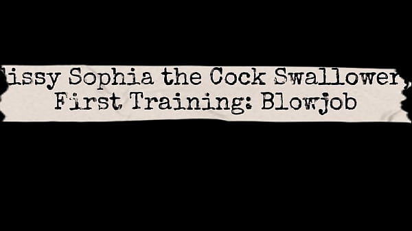 Teaser Sissy Sophia the Cock Swallower: First Anal Training: Pegging and Cum on my Feet – Mistress Julia